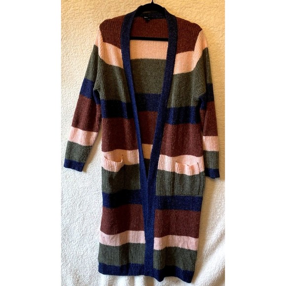 Torrid Women's Chunky Duster Sweater Long Multicolor Size 1 (14-16) - Picture 3 of 9